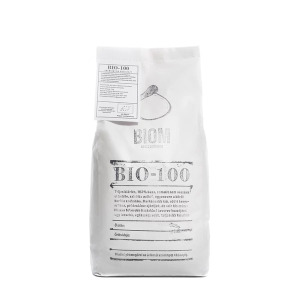 BIO-100 teljes kiőrlésű búzaliszt 5 kg