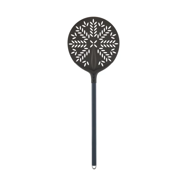 Cerutti Ardesia perforált pizzalapát kerek, Ø33, kemény, 60 cm nyél