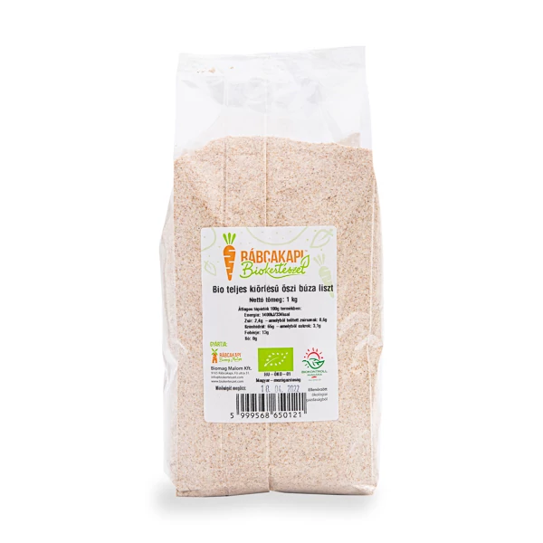 Rábcakapi bio teljes kiőrlésű búzaliszt 1 kg