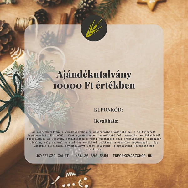 Online ajándékutalvány